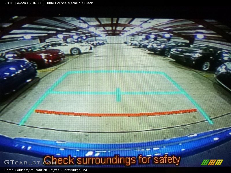 Blue Eclipse Metallic / Black 2018 Toyota C-HR XLE