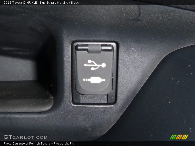 Blue Eclipse Metallic / Black 2018 Toyota C-HR XLE