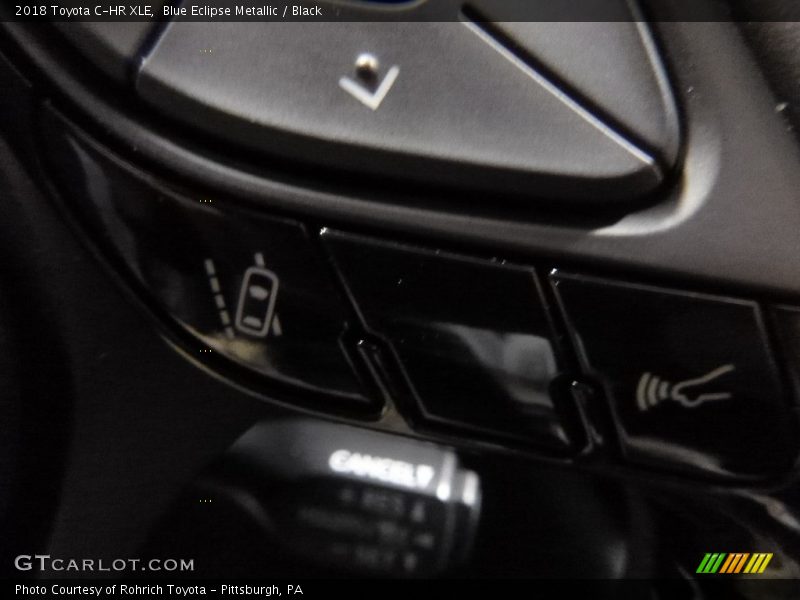 Blue Eclipse Metallic / Black 2018 Toyota C-HR XLE