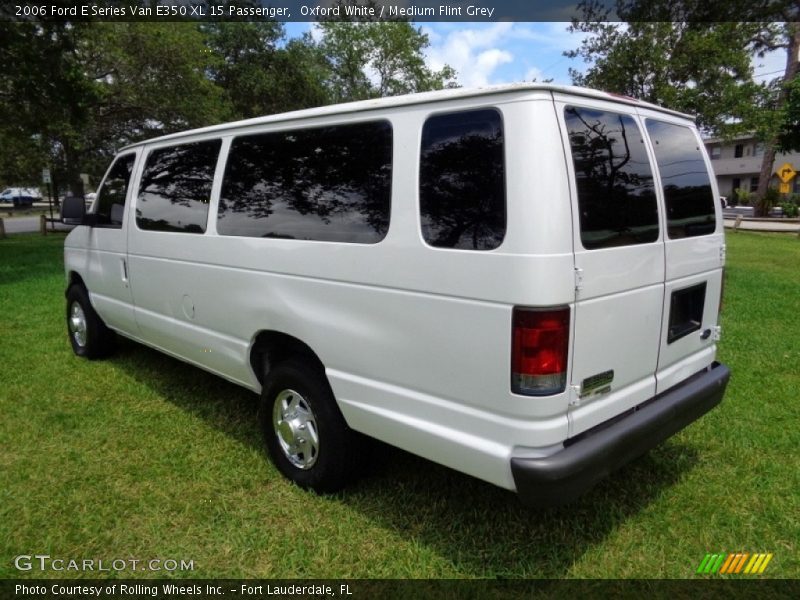 Oxford White / Medium Flint Grey 2006 Ford E Series Van E350 XL 15 Passenger