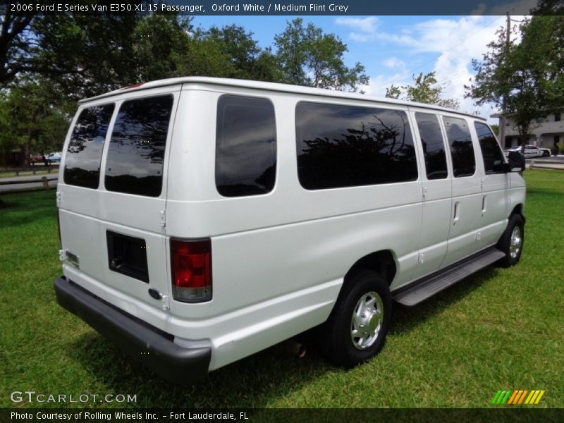 Oxford White / Medium Flint Grey 2006 Ford E Series Van E350 XL 15 Passenger