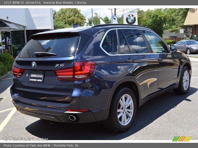 Imperial Blue Metallic / Mocha 2015 BMW X5 xDrive35d