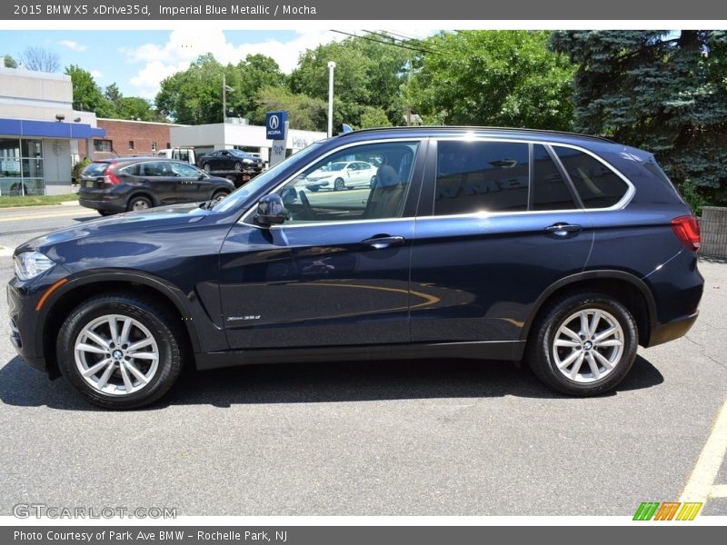 Imperial Blue Metallic / Mocha 2015 BMW X5 xDrive35d