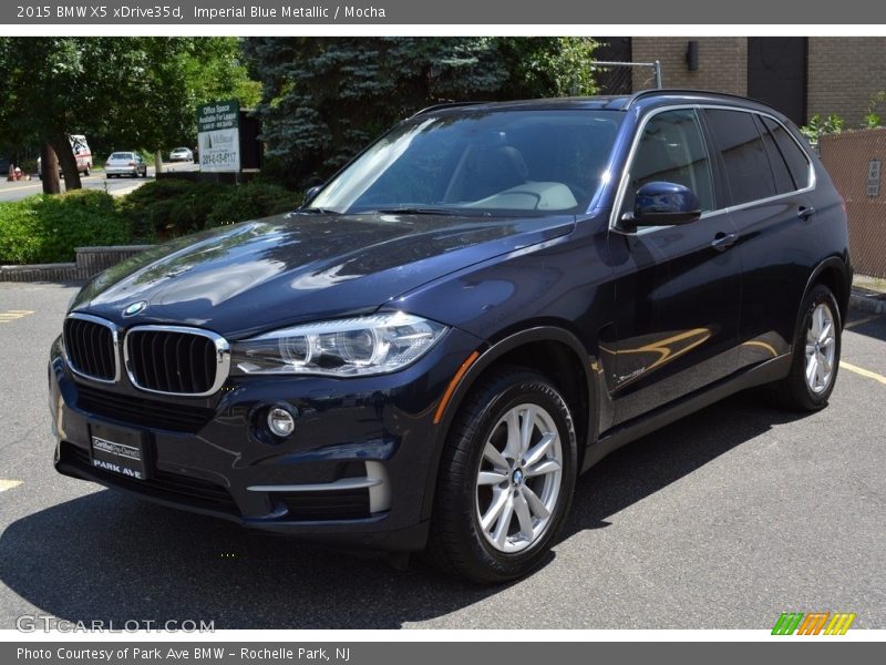Imperial Blue Metallic / Mocha 2015 BMW X5 xDrive35d