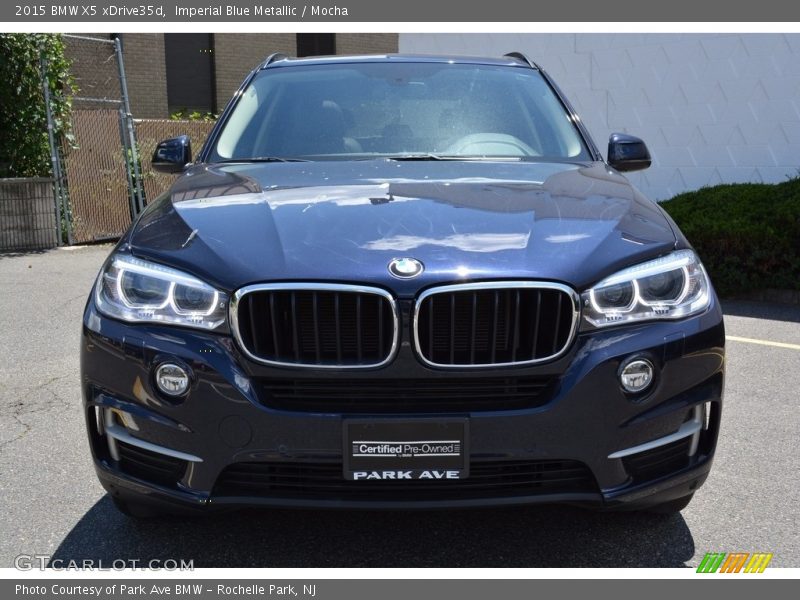 Imperial Blue Metallic / Mocha 2015 BMW X5 xDrive35d