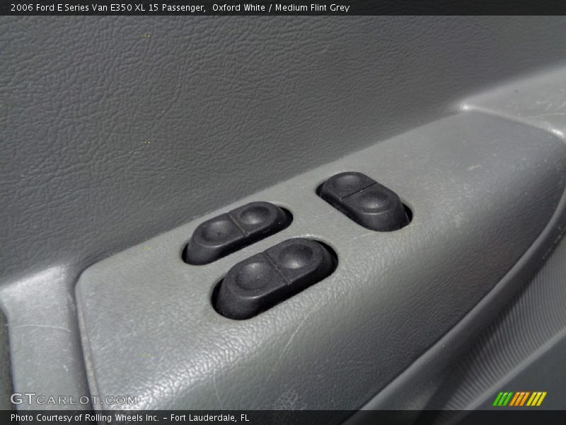 Oxford White / Medium Flint Grey 2006 Ford E Series Van E350 XL 15 Passenger