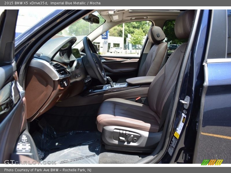 Imperial Blue Metallic / Mocha 2015 BMW X5 xDrive35d