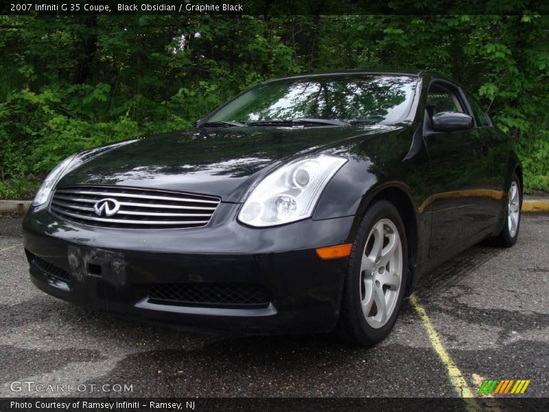 Black Obsidian / Graphite Black 2007 Infiniti G 35 Coupe