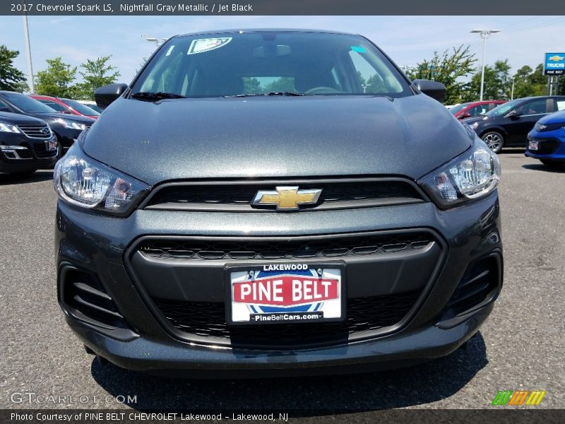 Nightfall Gray Metallic / Jet Black 2017 Chevrolet Spark LS