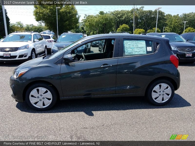 Nightfall Gray Metallic / Jet Black 2017 Chevrolet Spark LS