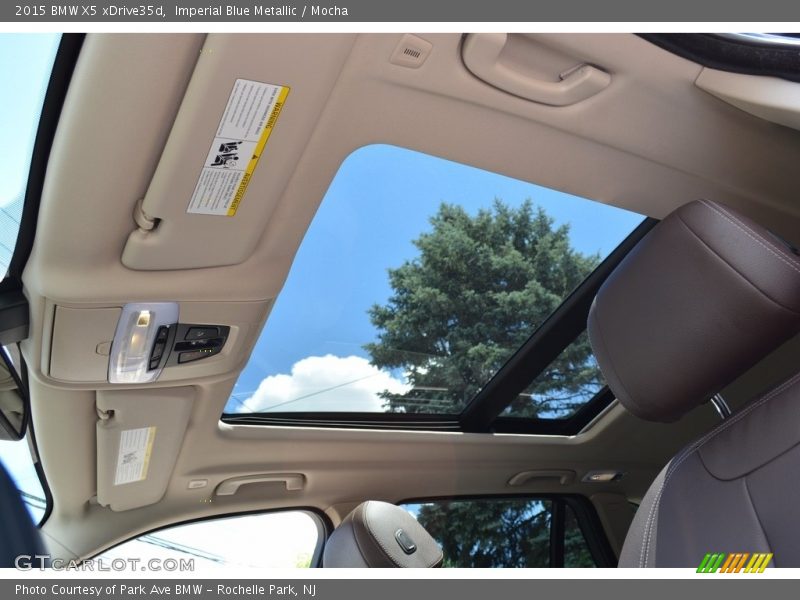 Imperial Blue Metallic / Mocha 2015 BMW X5 xDrive35d