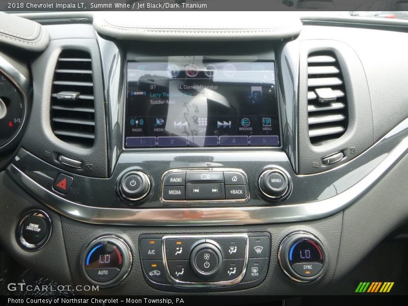 Controls of 2018 Impala LT