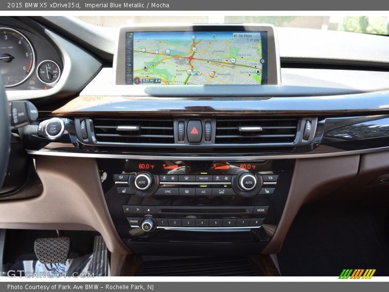 Imperial Blue Metallic / Mocha 2015 BMW X5 xDrive35d
