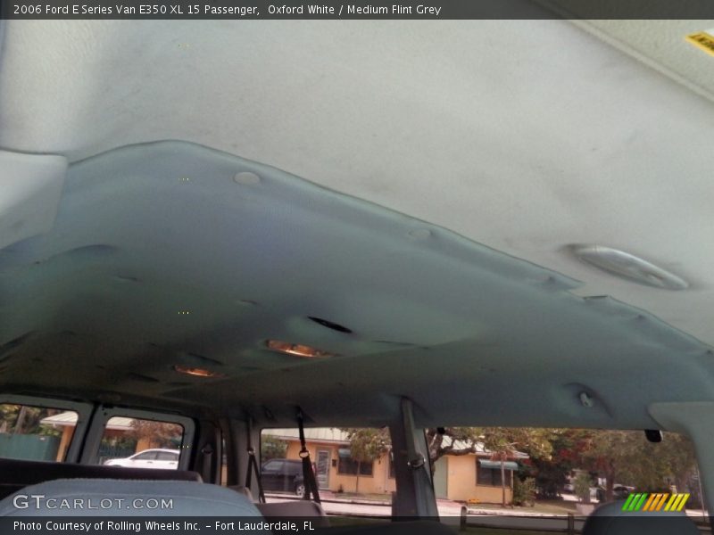 Oxford White / Medium Flint Grey 2006 Ford E Series Van E350 XL 15 Passenger