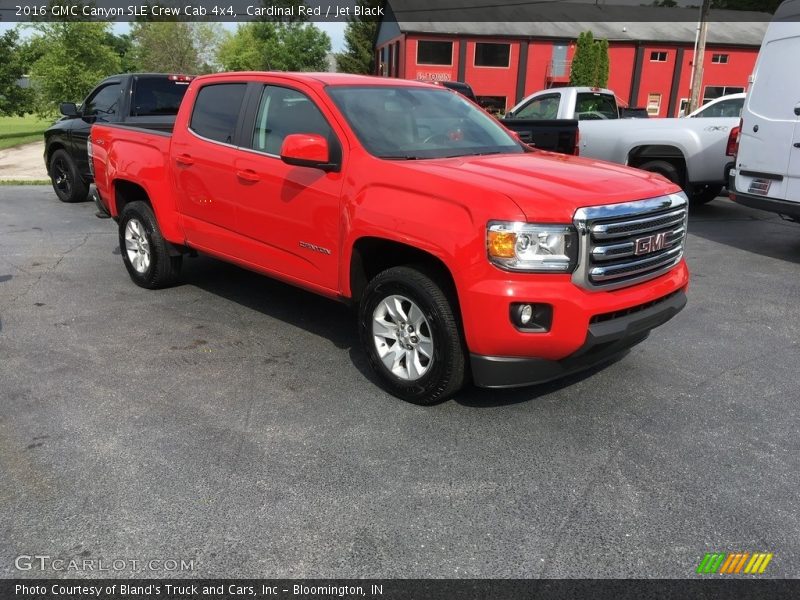 Cardinal Red / Jet Black 2016 GMC Canyon SLE Crew Cab 4x4