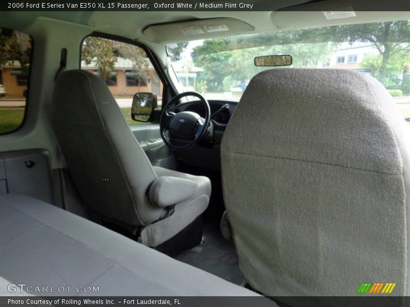 Oxford White / Medium Flint Grey 2006 Ford E Series Van E350 XL 15 Passenger