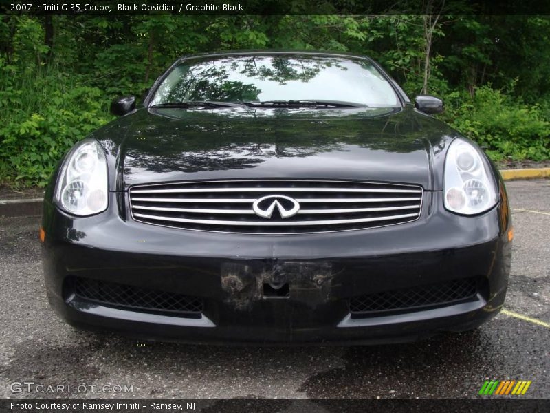 Black Obsidian / Graphite Black 2007 Infiniti G 35 Coupe