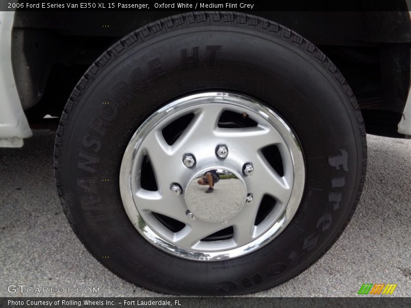 Oxford White / Medium Flint Grey 2006 Ford E Series Van E350 XL 15 Passenger