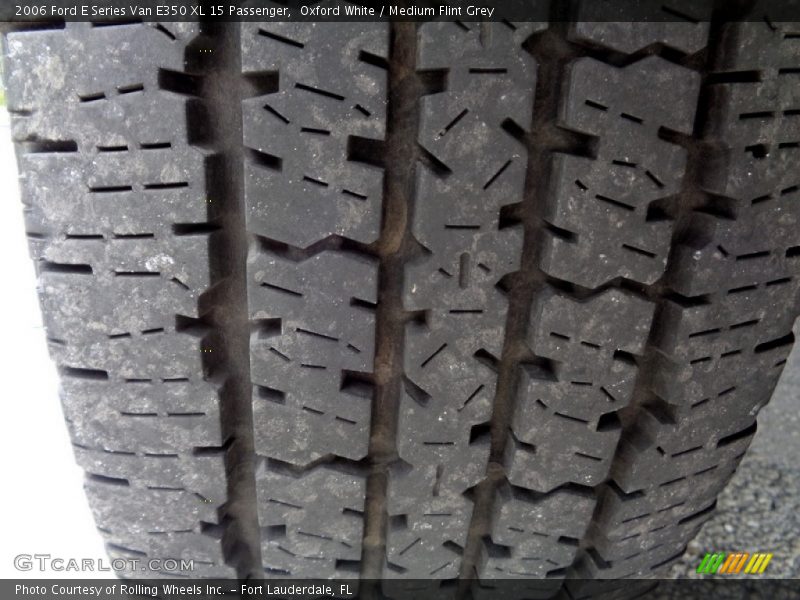 Oxford White / Medium Flint Grey 2006 Ford E Series Van E350 XL 15 Passenger