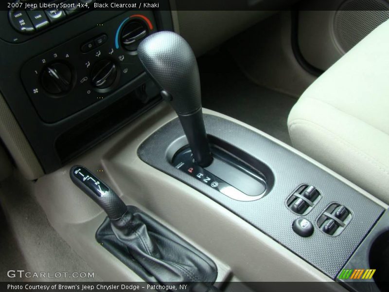 Black Clearcoat / Khaki 2007 Jeep Liberty Sport 4x4