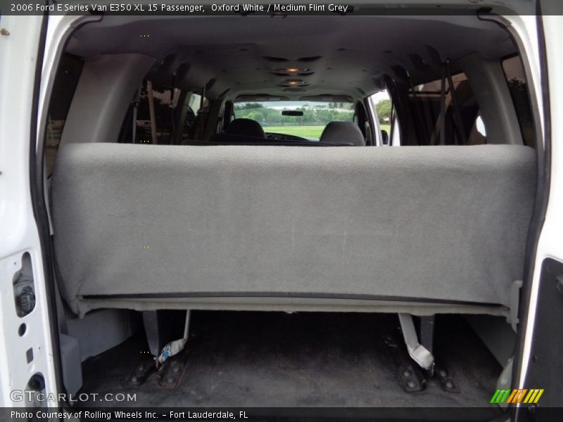 Oxford White / Medium Flint Grey 2006 Ford E Series Van E350 XL 15 Passenger