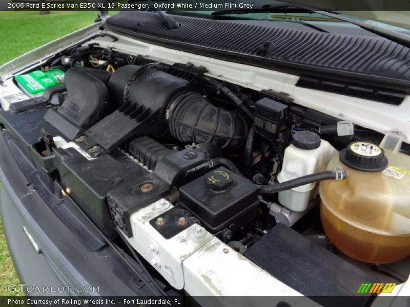 Oxford White / Medium Flint Grey 2006 Ford E Series Van E350 XL 15 Passenger