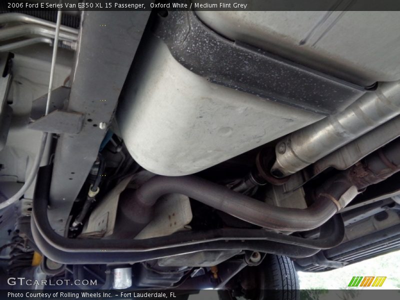 Oxford White / Medium Flint Grey 2006 Ford E Series Van E350 XL 15 Passenger