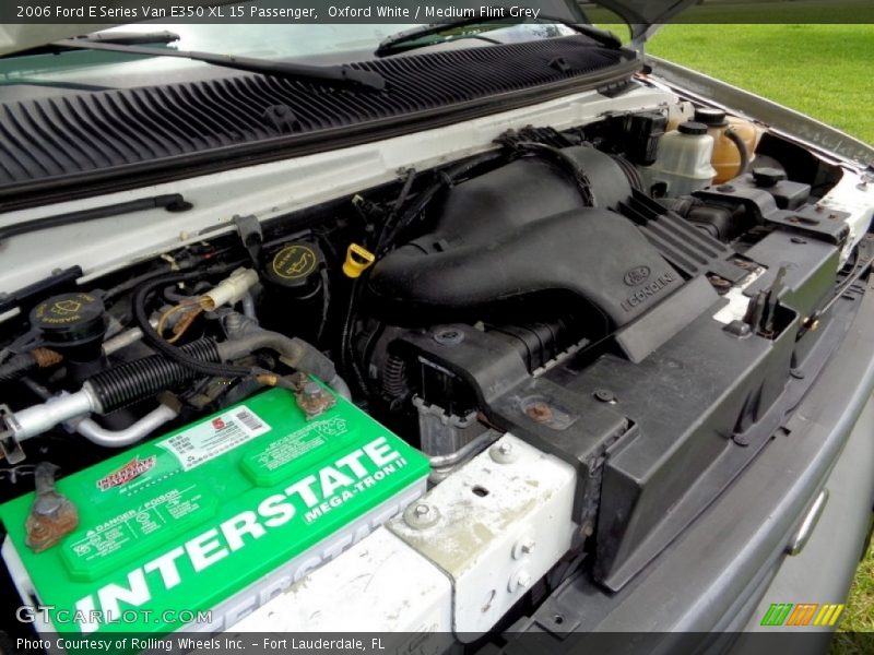 Oxford White / Medium Flint Grey 2006 Ford E Series Van E350 XL 15 Passenger