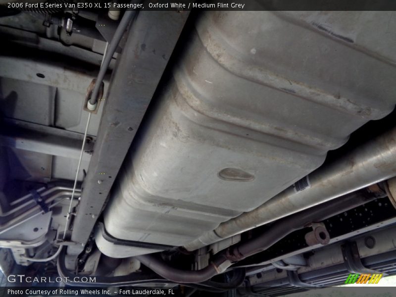 Oxford White / Medium Flint Grey 2006 Ford E Series Van E350 XL 15 Passenger