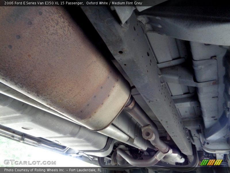 Oxford White / Medium Flint Grey 2006 Ford E Series Van E350 XL 15 Passenger