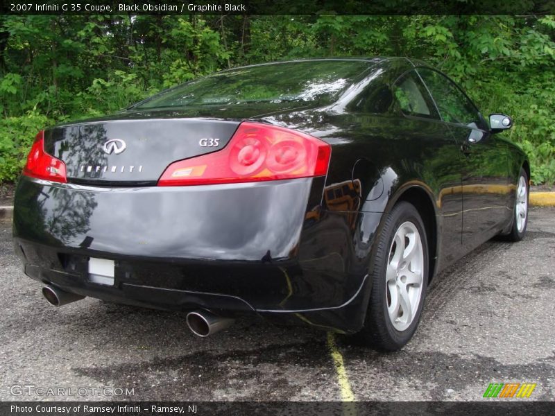 Black Obsidian / Graphite Black 2007 Infiniti G 35 Coupe