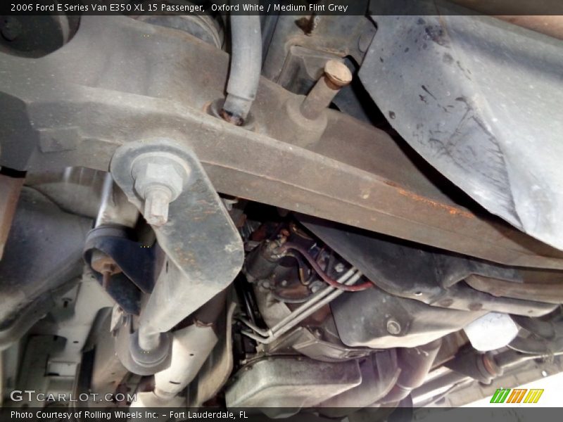 Oxford White / Medium Flint Grey 2006 Ford E Series Van E350 XL 15 Passenger