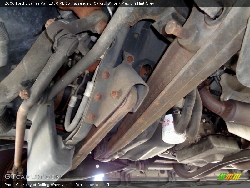 Oxford White / Medium Flint Grey 2006 Ford E Series Van E350 XL 15 Passenger