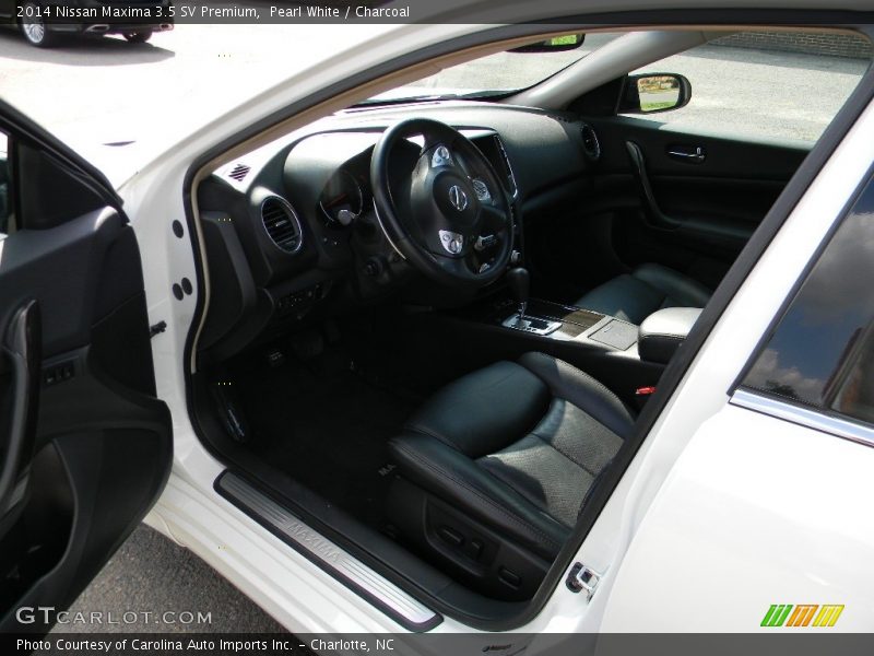 Pearl White / Charcoal 2014 Nissan Maxima 3.5 SV Premium