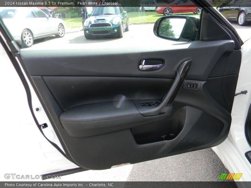 Pearl White / Charcoal 2014 Nissan Maxima 3.5 SV Premium