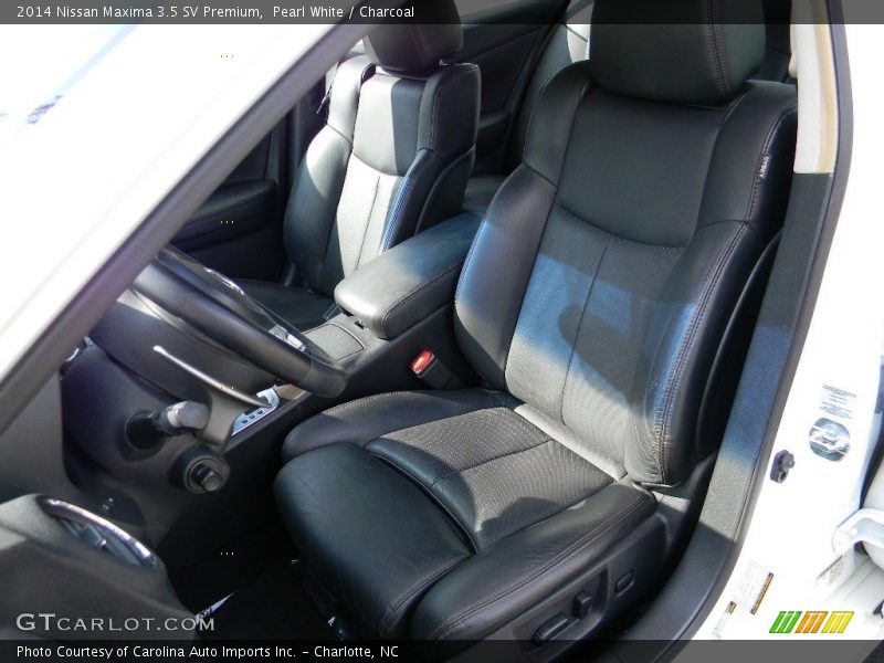 Pearl White / Charcoal 2014 Nissan Maxima 3.5 SV Premium