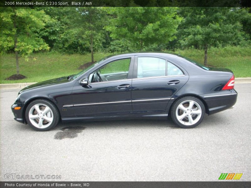 Black / Ash 2006 Mercedes-Benz C 230 Sport