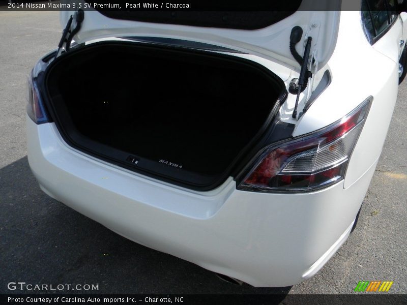 Pearl White / Charcoal 2014 Nissan Maxima 3.5 SV Premium