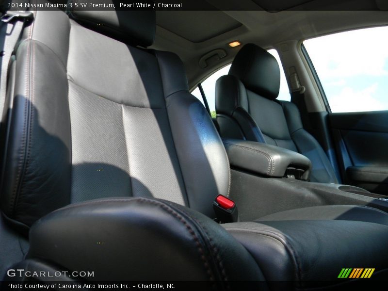 Pearl White / Charcoal 2014 Nissan Maxima 3.5 SV Premium