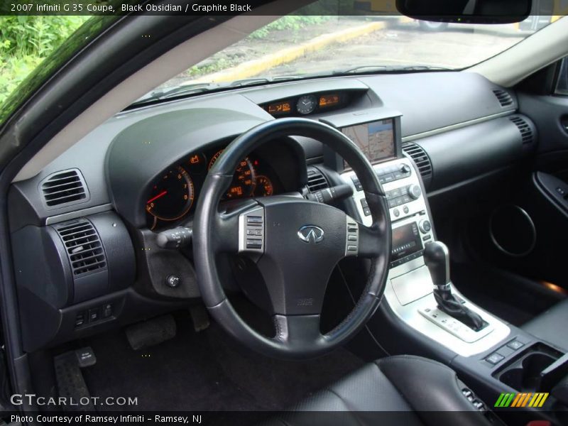 Black Obsidian / Graphite Black 2007 Infiniti G 35 Coupe