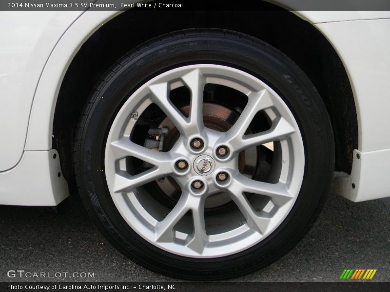 Pearl White / Charcoal 2014 Nissan Maxima 3.5 SV Premium