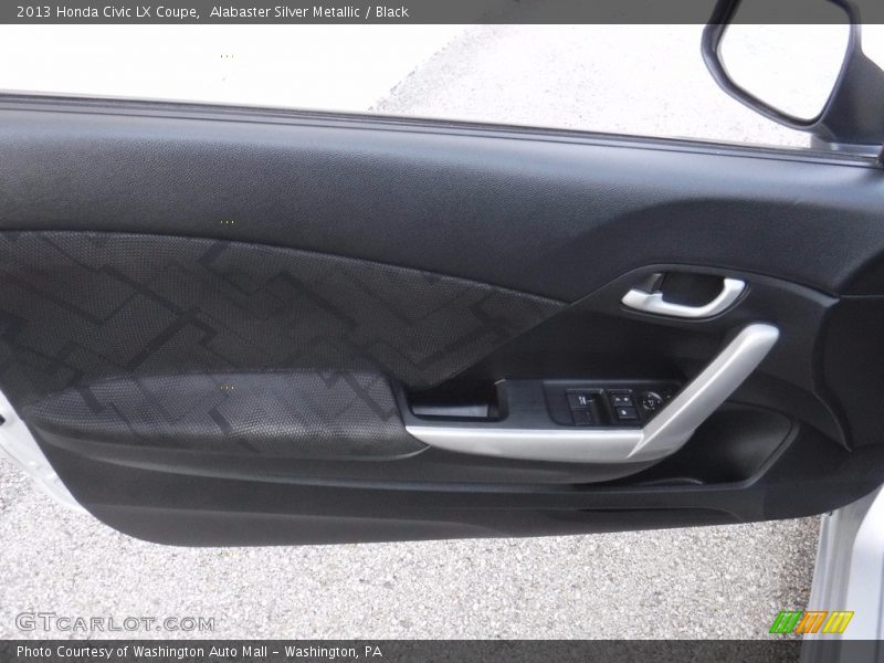 Alabaster Silver Metallic / Black 2013 Honda Civic LX Coupe