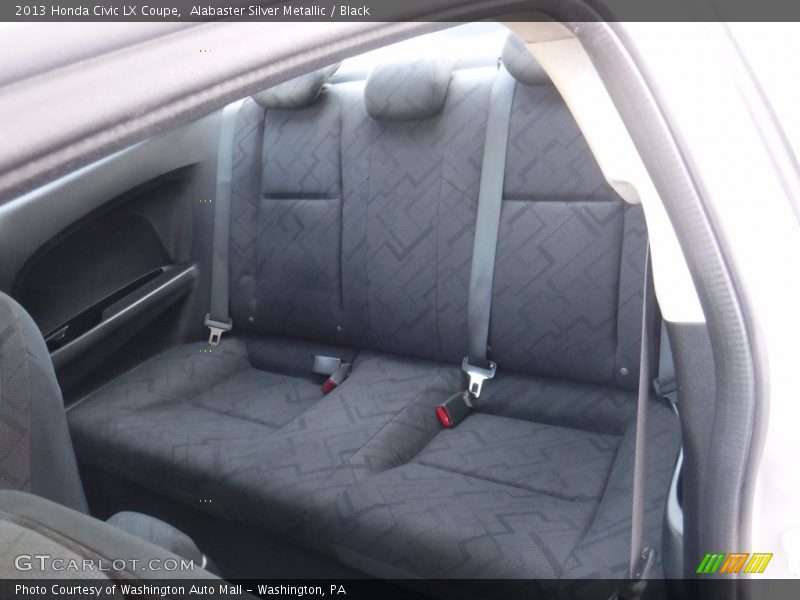 Alabaster Silver Metallic / Black 2013 Honda Civic LX Coupe