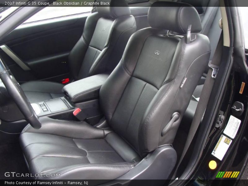 Black Obsidian / Graphite Black 2007 Infiniti G 35 Coupe