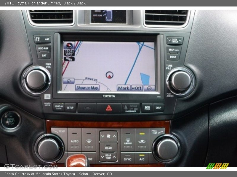 Black / Black 2011 Toyota Highlander Limited