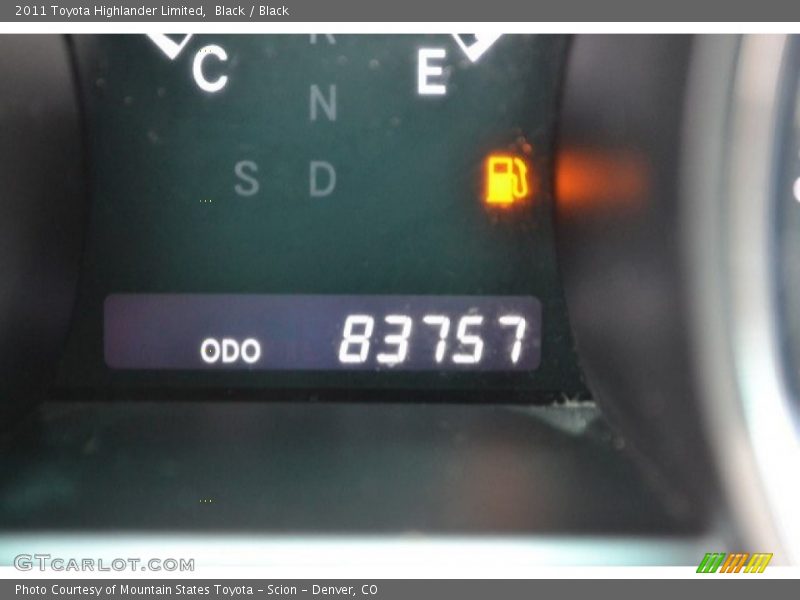 Black / Black 2011 Toyota Highlander Limited