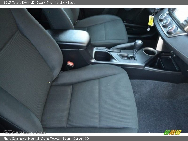 Classic Silver Metallic / Black 2015 Toyota RAV4 LE