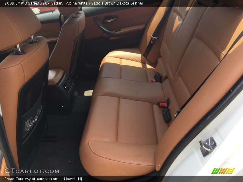 Alpine White / Saddle Brown Dakota Leather 2009 BMW 3 Series 328xi Sedan