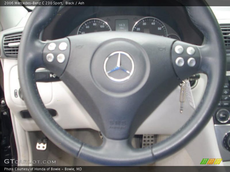 Black / Ash 2006 Mercedes-Benz C 230 Sport