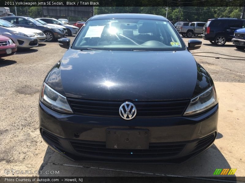 Black / Titan Black 2011 Volkswagen Jetta SE Sedan